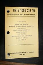 50cal Machine Gun US Army Technical Manual picture