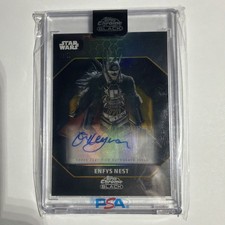 ERIN KELLY as ENFYS NEST Gold Refractor Auto 19/50 - 2024 Chrome Black Star Wars picture