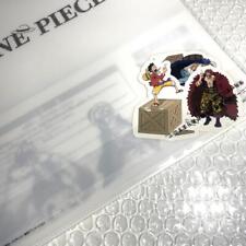 One Piece Ichibankuji Clear File Sticker Luffy Law Kid picture