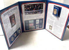 John F. Kennedy Commemorative Coins/stamp Collection 100TH PCS STAMPS & COINS picture