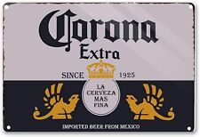 Corona Extra Cerveza Beer Mexico Since 1925 Bar Pub Metal Sign 8 x 12 Inches picture