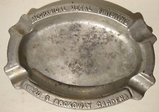 Vintage Ashtray Advertising Mechanical Metal Finishing 15220 S Broadway Gardena picture