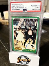 1978 Topps Grease John Travolta Authentic Auto #131 Doin' it on the Dance Floor picture