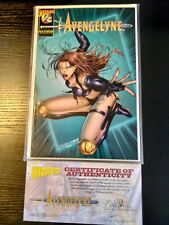 Avengelyne #1/2-Maximum Press/Wizard 1995-NM with COA Signed by Rob Liefeld picture