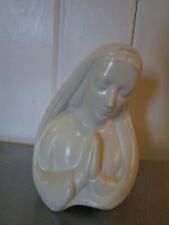  Cream Virgin Mary Planter Praying Madonna Vase 5 1/4