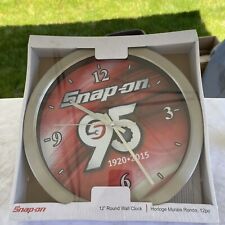 Snap On 12” Round Wall Clock picture