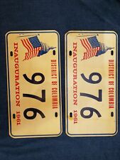 Pair of 1961 President John F. Kennedy Inaugural License Plates picture