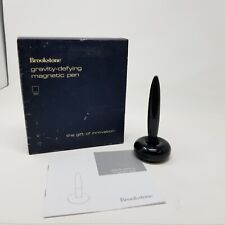Brookstone Pen Set Donut Base Pen w 4 ink refills Magnetic Gravity Defying STEM picture