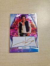 2023 Kakawow Cosmos Disney 100 All-Star Han Solo Star Wars Signature Auto 88/88  picture