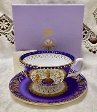 Royal Collection Trust Queen Elizabeth Platinum Jubilee Teacup and Saucer  w Box picture