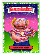 Firework Kirk 30a 2016 Topps Garbage Pail Kids Green Parallel GPK picture