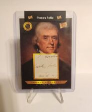 2023 Pieces of the Past Founders Edition Thomas Jefferson Authentic Relic #3 picture