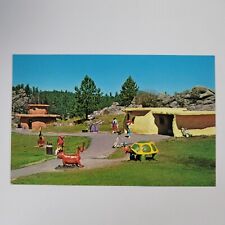 Postcard Fred Flintstone Wilma Pebbles Bedrock City Roadside Attraction S Dakota picture