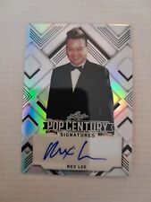 Rex Lee /40 Prismatic Silver Autograph Card 2022 Leaf Pop Century picture