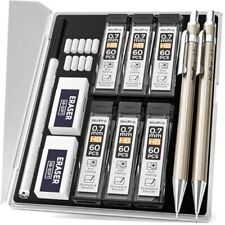 Nicpro 2 PCS Metal Mechanical Pencils Set, Drafting Pencil for Artist 0.7 mm picture