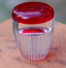 VINTAGE PERFECTION RED LUCITE GEARSHIFT KNOB #A96 CASCO PRODUCTS STEARING WHEEL picture