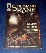 promo SOLOMON KANE DEATHS BLACK RIDERS 1 signed MINI ASHCAN BALTIMORE COMIC CON  picture