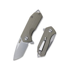 Kubey Campe EDC Flipper Knife G10 Handle Stout D2 Blade Stainless Steel Clip picture