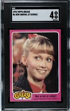 1978 TOPPS GREASE #6 NEW ARRIVAL AT SCHOOL OLIVIA NEWTON JOHN SGC 4 picture