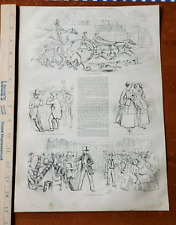 Harper's Weekly 1857 Sketch Print LOCATING A LAND WARRANT picture