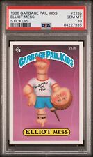 1986 Topps Garbage Pail Kids Series 6 OS6 Elliot Mess 213b Card PSA 10 GEM MINT picture