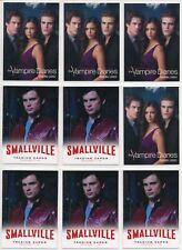 2011-12 Cryptozoic Vampire Diaries Smallville Promo Card Lot of 9 Cards #P4 P2 picture