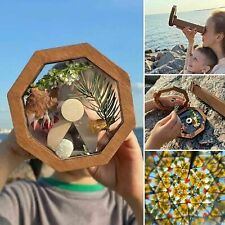 DIY Kaleidoscope Kit Classic Children Toddler Toy Wooden Kaleidoscope Toys Gifts picture