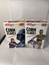 Kellogg's Corn Flakes Star Wars Episode 3 Darth Vader C3PO R2D2 Cereal Boxes picture