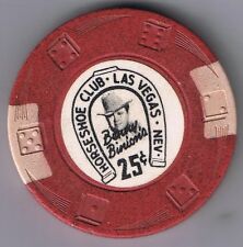 Binions Horseshoe Club 25¢ Casino Chip 9th Edition Diswirl Mold 1950 Las Vegas picture