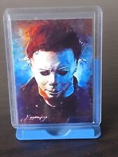 F23 Michael Myers #2 Halloween ACEO Art Card Edward Vela Signed 50/50 picture