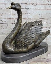 Decoration bronze factory outlets Vintage Original Fly Swan Goose Duck Sculpture picture