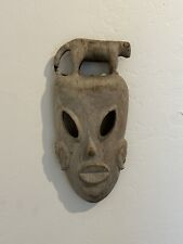 Carved Wooden Lion Mask African Antique 1920s picture