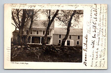 1906 RPPC Fiske House South Hope ME Real Photo Postcard picture
