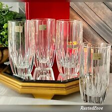 Mikasa Park Lane Highball Glasses Blown Glass Clear Liquor Highball Glassware 4 picture