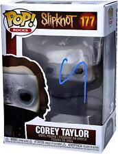 Corey Taylor Slipknot Autographed #177 Funko Pop Signed in Blue Beckett picture
