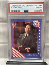 1992 Wild Card Decision '92  Ross Perot #66 Rookie RC Psa 10 Political Card picture