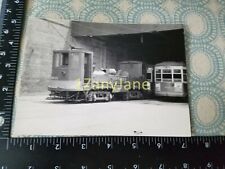 A114 VINTAGE TRAIN ENGINE PHOTO Railroad W31 AND CAR, MILWAUKEE, WI 1955 picture