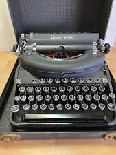 Antique/Vintage Underwood Noiseless Portable Typewriter w/Case Mint Cond. picture