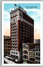 Hotel Washington Indianapolis Indiana c. 1915 Vintage Postcard picture