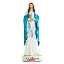 Virgin Mary Statue, Blessed Mother Mary Statue Catholic, Rosary Holder picture