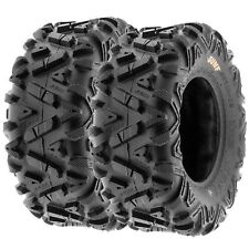 Pair of 2, 25x11-12 25x11x12 ATV UTV SxS All Terrain 6 Ply Tires A033 by SunF picture