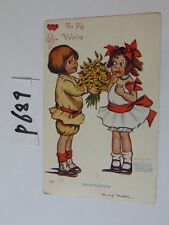 VINTAGE POSTCARD STAMP 1908 VALENTINE CARD-KATHARINE GASSAWAY NATIONAL ART CO. picture
