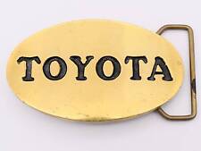 Toyota Solid Brass Vintage Belt Buckle picture
