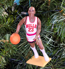 Michael Jordan Chicago Bulls NBA Basketball Xmas Ornament Holiday vtg Jersey 23 picture