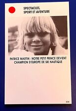 PATRICE MARTIN CHAMPION WATER SKI VERY RARE ROOKIE CARD FRENCH 1987 EDITION picture