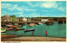 Vintage Postcard The Harbour Tower Majestic Aberdeenshire Stonehaven UK picture