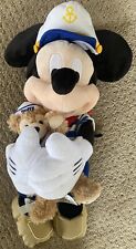 Disney Captain Mickey Mouse and Sailor Duffy Bear 18” Plush  picture