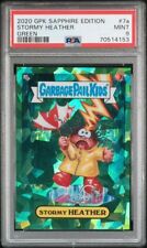 2020 GARBAGE PAIL KIDS GREEN SAPPHIRE 1 #7A STORMY HEATHER PSA 9 1ST SERIES picture