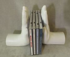 Unusual Sculptural White Hand Bookends 7