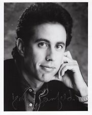 Jerry Seinfeld Autographed 8X10 B&W Glossy Photo JSA Authenticated RARE picture